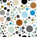 Elegant Multicolored Circles Wallpaper Fashionable