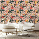 Fashionable Flowers and Berries Wallpaper Tasteful Select