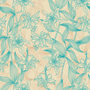 Narcissus Pattern Wallpaper