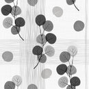 Modish Grey Leaves Wallpaper Tasteful