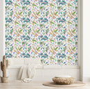 Voguish Multicolored Leaves Wallpaper Fashionable