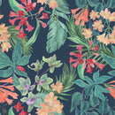 Elegant Exotic Flowers Wallpaper Chic Quality
