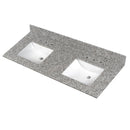 Argento Grigio 61" Granite Vanity Top with Backsplash - MSI Collection