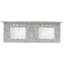 Argento Grigio 61" Granite Vanity Top with Backsplash - MSI Collection