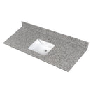 Argento-Grigio-Single-61"-Granite-Vanity-Top-with-Backsplash-MSI-Collection