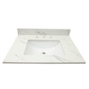 Calacatta Lumas 31" Single Bathroom Vanity with Tops - MSI Collection