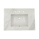 Calacatta Lumas 31" Single Bathroom Vanity with Tops - MSI Collection