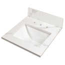 Calacatta Nowy Engineered Marble Vanity Top with Backsplash - MSI Collection