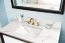 Calacatta Nowy Engineered Marble Vanity Top with Backsplash - MSI Collection