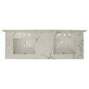 Calacatta Nowy Engineered Marble Vanity Top with Backsplash - MSI Collection