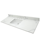 Calacatta Nowy Engineered Marble Vanity Top with Backsplash - MSI Collection