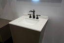 Carrara Sky Engineered Marble Vanity Top with Backsplash - MSI Collection