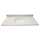 Carrara Sky Engineered Marble Vanity Top with Backsplash - MSI Collection