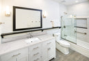 Carrara Sky Engineered Marble Vanity Top with Backsplash - MSI Collection