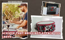 Snare Drum by GRIFFIN | Birch Wood Shell 14"x6.5" with Custom Graphic Wrap (Limited Edition) | Percussion Acoustic Musical Instrument Kit & Drummers Key | 8 Metal Lugs, Head Set & Strainer Throw Off