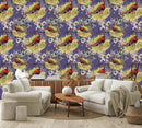Red Pheasant Pattern Wallpaper