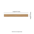 Shorecliffs Wallingford Blonde 9 in. x 87 in. Hybrid Rigid Core Flooring