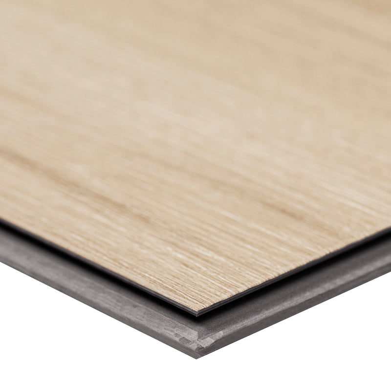 Laurel Flaxen 9"x48" 20MIL Rigid Core Luxury Vinyl Plank Flooring - MSI Collection profile view