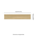 Laurel Reserve Flaxen 9"x48" 22MIL Rigid Core Luxury Vinyl Plank Flooring - MSI Collection