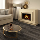 Laurel Reserve Hyde Haven 9"x48" 22MIL Rigid Core Luxury Vinyl Plank Flooring - MSI Collection living room view 2