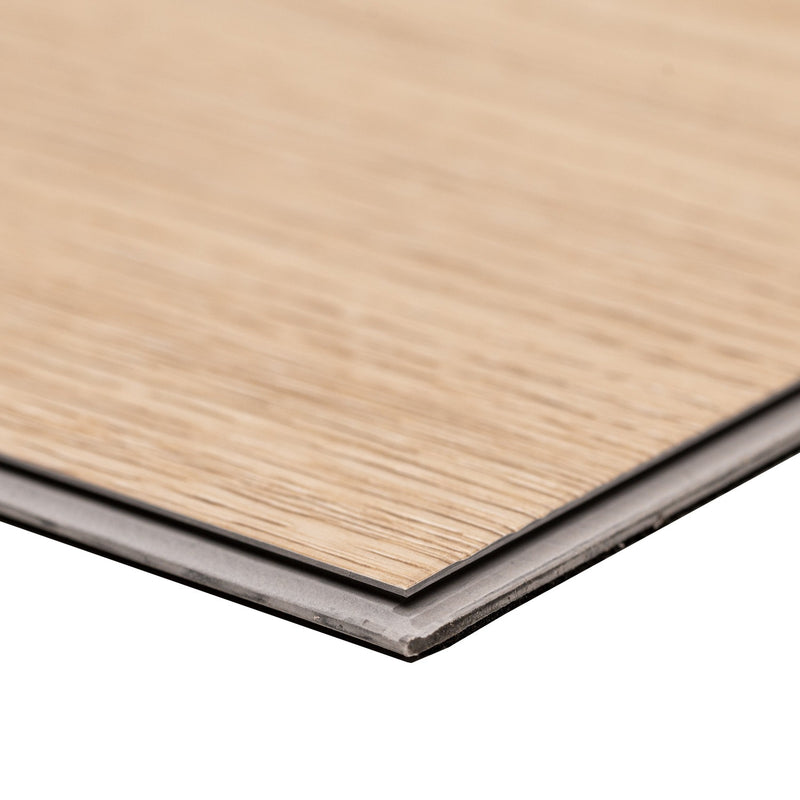 Laurel Reserve Linen Loggia 9"x48" 22MIL Rigid Core Luxury Vinyl Plank Flooring - MSI Collection edge view