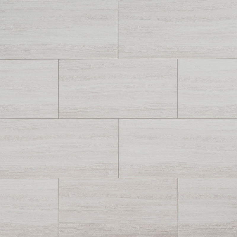 White ocean 11.81x23.62 rigid core luxury vinyl plank flooring VTRWHIOCE12X24-5MM-12MIL product shot wall view