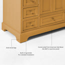Audrey Bathroom Vanity in Sienna Finish