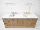 Audrey 84" Bath Vanity Set