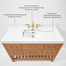 Elizabeth Bathroom Vanity Collection in Sienna Finish