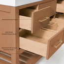 Elizabeth Bathroom Vanity Collection in Sienna Finish