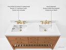 Elizabeth Bathroom Vanity Collection in Sienna Finish