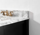 Hayley Bathroom Vanity with Sink and Carrara White Marble Top Cabinet Set Villohome
