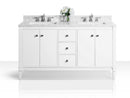 Kayleigh Bathroom Vanity with Sink and Carrara White Marble Top Cabinet Set