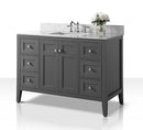 Maili Bathroom Vanity with Sink and Carrara White Marble Top Cabinet Set