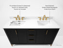 Turlington 60" Bath Vanity Set
