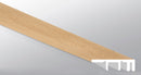 Bayside Buff 0.49" Thick x 1.5" Wide x 94" Length Luxury Vinyl End Cap Molding Large - MSI Everlife Collection edge view