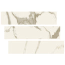 Calacatta Marbello 0.35" Thick x 1.77" Wide x 94" Length Luxury Vinyl Reducer Molding - MSI Everlife multi view