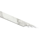 Calacatta Venosa Gold 0.35" Thick x 1.77" Wide x 94" Length Luxury Vinyl Reducer Molding - MSI Everlife profile view