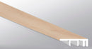 Fallonton 0.49" Thick x 1.5" Wide x 94" Length Luxury Vinyl End Cap Molding Large - MSI Everlife Collection edge view