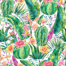 Pink and Yellow Cactus Flowers Wallpaper