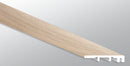 Flaxen 0.26" Thick x 1.77" Wide x 94" Length Luxury Vinyl End Cap Molding - MSI Everlife Collection profile view