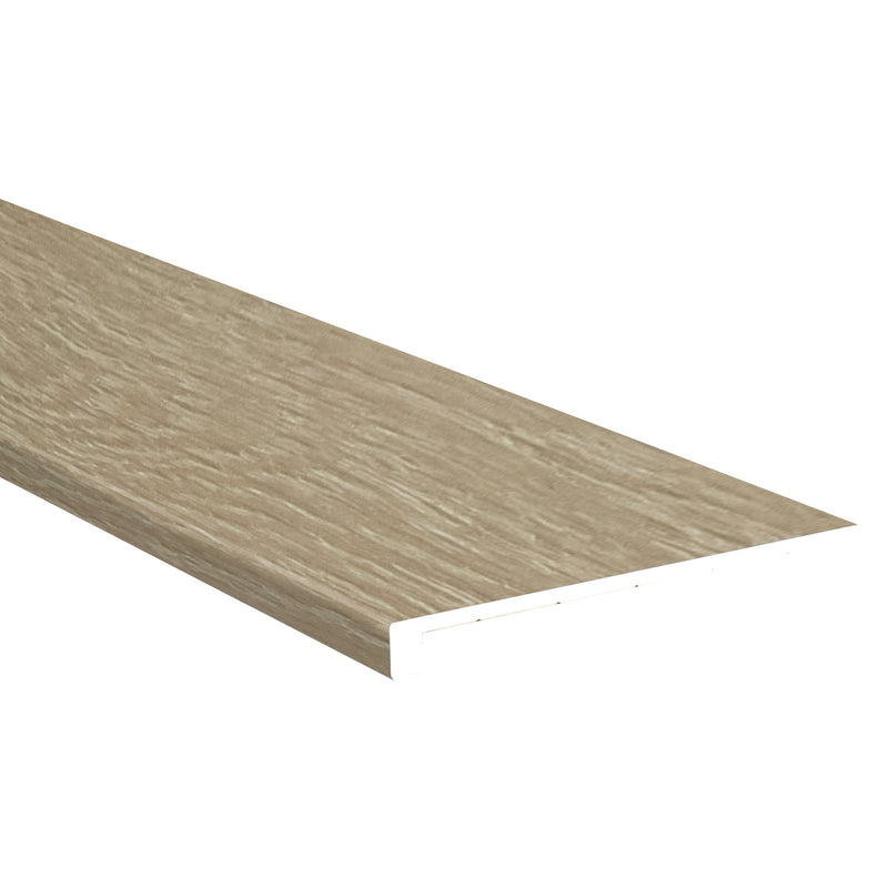 Moorville 1.25" Thick x 12.01" Width x 47.24" Stair Tread Eased Edge Molding - MSI Everlife Product shot molding edge view