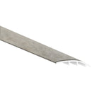 Mountains Gray 0.35" Thick x 1.77" Wide x 94" Length Luxury Vinyl Reducer Molding - MSI Everlife Product shot molding edge view