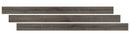 Walnut Waves 0.35" Thick x 1.77" Wide x 94" Length Luxury Vinyl Reducer Molding - MSI Everlife Product shot molding view 2