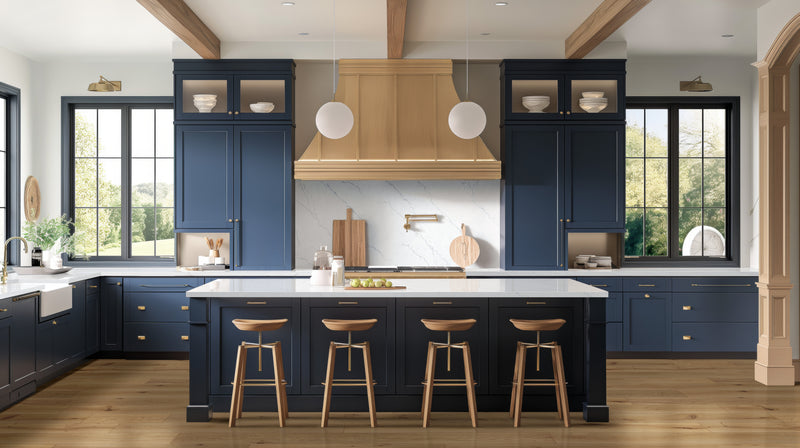 Engineered Hardwood Ladson Montevideo Oak 7"x75" Flooring - MSI Collection kitchen  view