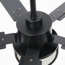 Vaczon 42 Inch DC Motor Industrial Downrod Ceiling Fan with Light and Remote Control