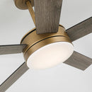 Vaczon 48 Inch Tracy Downrod Mount LED Ceiling Fan with APP & Remote Control