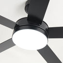 Vaczon 48 Inch Tracy Downrod Mount LED Ceiling Fan with APP & Remote Control