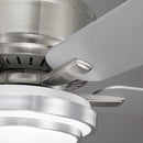 Vaczon 52 Inch Double-sided Blades Flush Mount LED Ceiling Fan with APP and Remote Control