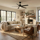 Vaczon 52 Inch Otis Downrod Mount LED Ceiling Fan with APP & Remote Control